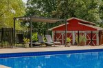 Fully Loaded Pool with Hot Tub, Poolhouse, Chaise Lounge Chairs, and More